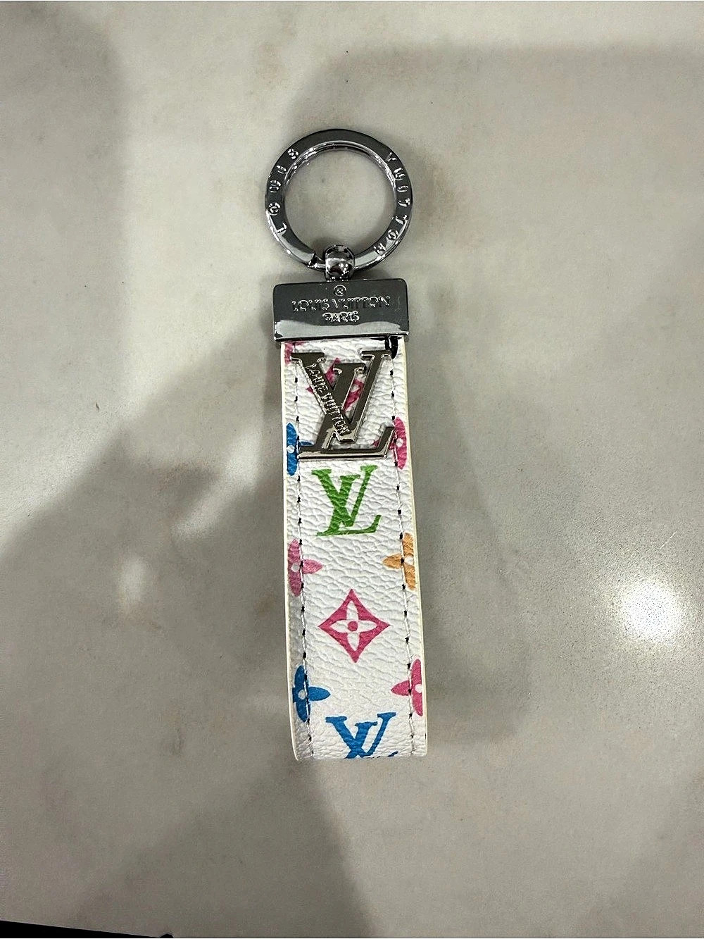 Louis Vuitton LV x TM Monogram Multicolor Dragonne Key Holder